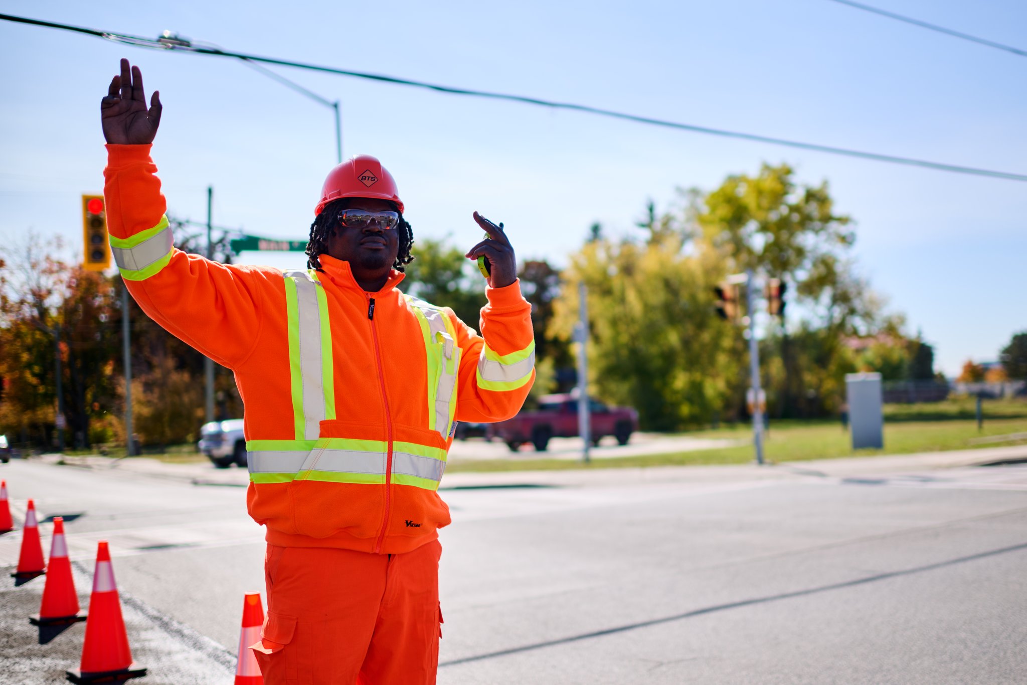 Case Study: Industrial Marketing Photography For Barricade Traffic Services Inc. - Bts Robert Lowdon Photography Rlp6692 Copy The following is a case study about an industrial marketing photography project we completed for barricade traffic services inc. , a leader in traffic management products and services in the gta and surrounding areas. The purpose of the project was to tell the story of the company by providing genuine high-quality images of actual bts work sites, as well as capture their team members in action.