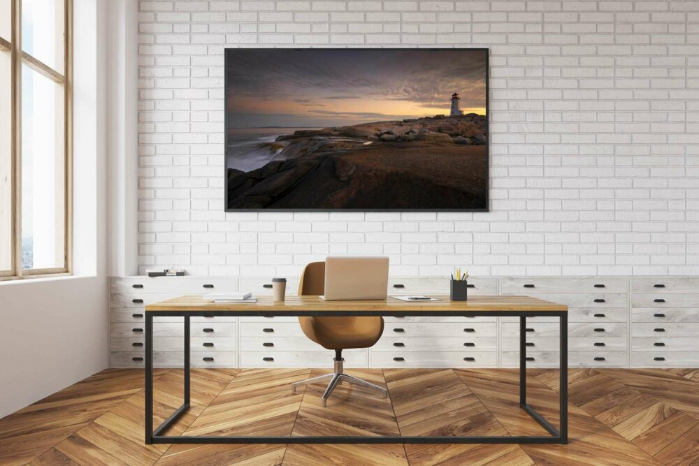 Framed-peggys-cove-photograph