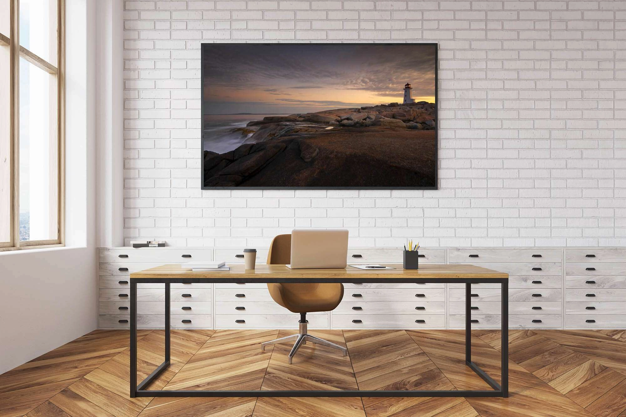 Framed-peggys-cove-photograph