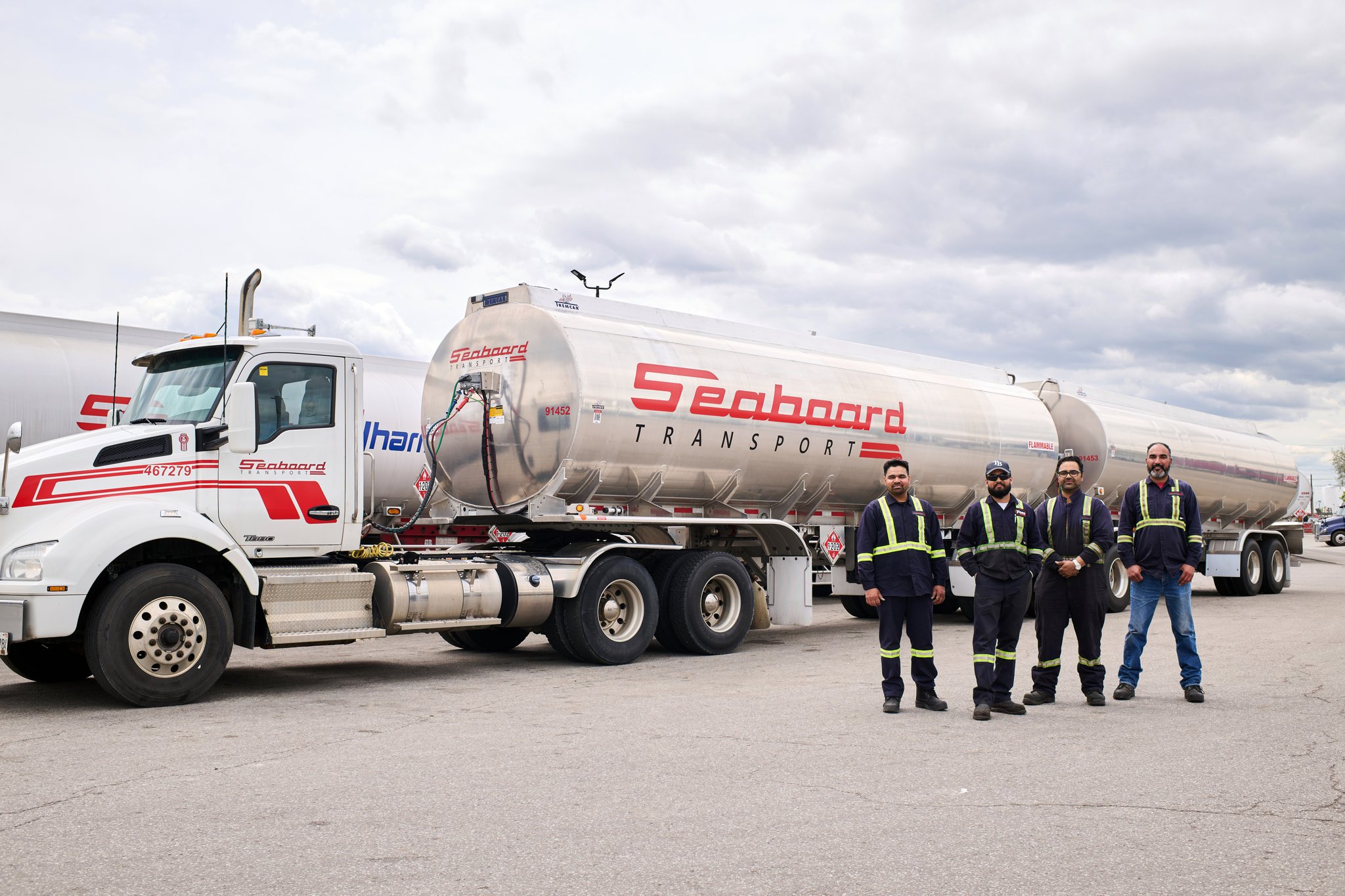 The following is a case study about an industrial transportation photography project we completed for seaboard transport group of companies, a transportation and logistics company with a specialization in the transport of hazardous materials, including bulk petroleum and chemicals. The purpose of the project was to capture images of their drivers, mechanics, and office team working on site at their toronto location.